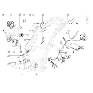Electrical equipment Kymco Filly 50 E5+
