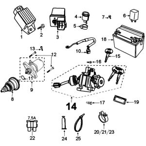 Electric Part Peugeot Kisbee euro4 from 2018