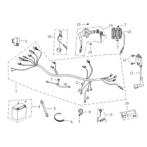 Electrical parts 1 Agm Supreme