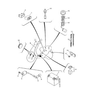 Electric parts 2 Yamaha Neo's 2-stroke (2003 to 2008)