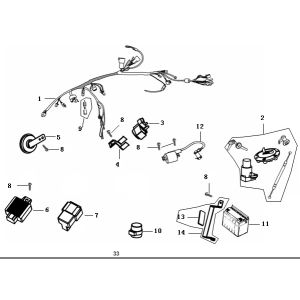 Electrical parts AGM Strada