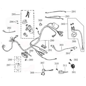 Electric parts Agm Veterano