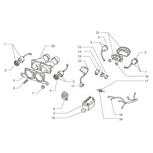 Electric parts Beta Ark-k LC k orange 2006 2-stroke