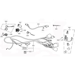 Electrical parts China R8 white