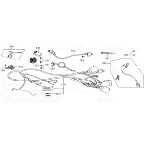 Electrical parts China Star50 creme terra