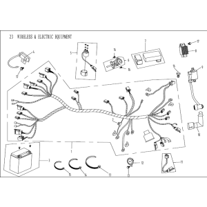 Electrical parts China Venom white