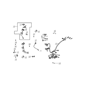 Electrical parts Kymco Agility Delivery 4-stroke euro4 white