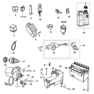Electric parts Peugeot Speedfight 2 AC E2 2-Stroke