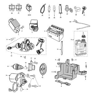 Electric parts Peugeot Vivacity 3 2-Stroke