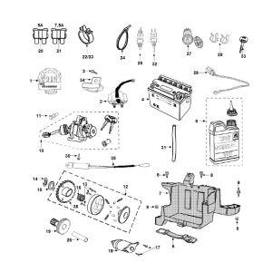 Electric parts Peugeot Vivacity 3 4-Stroke