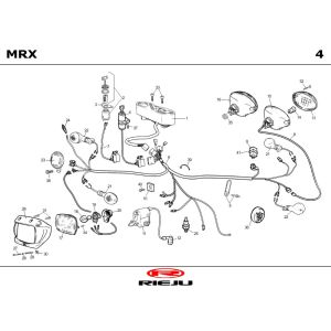 Electric parts Rieju MRX yellow 2004 2-Stroke