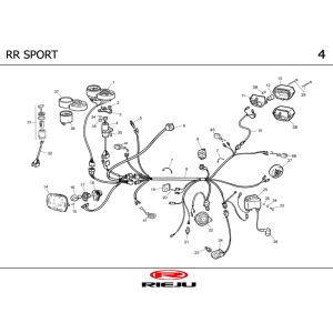 Electric parts Rieju RR black 2002 2-Stroke