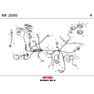 Electric parts Rieju RR black 2001 2-Stroke