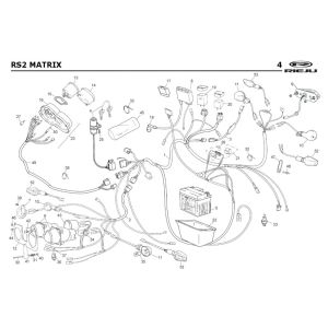 Electric parts Rieju Rs2 yellow 2005 2-stroke
