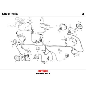 Electric parts Rieju SMX p-up blue 2008 2-stroke