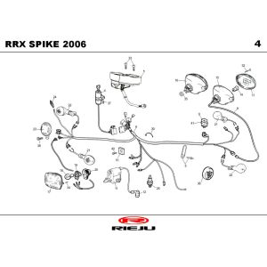 Electric parts Rieju Spike-x red 2008 2-Stroke