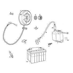 Electrical parts SENDA R X-TREME 2007 E2 3ED