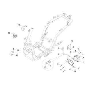 Electric parts Piaggio New Fly 4-stroke 4-valve