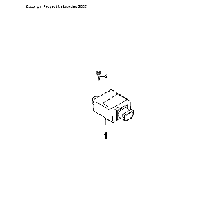 Electronic Part Peugeot Citystar 50 White