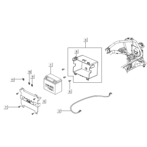 Battery Kymco New Downtown 125I ABS