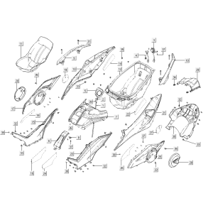 Buddybak Plating Parts Kymco AK550i Matt Brown