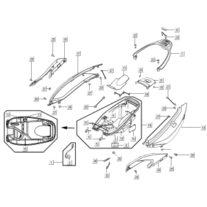 Buddy Box Kymco Xciting 500R EVO