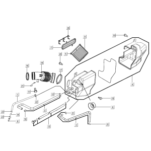 Air Filter Kymco Xciting 500R EVO