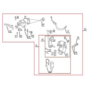 Brake brake caliper BTC F22
