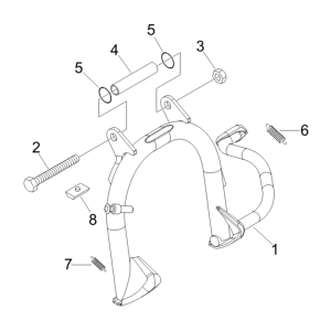 Piaggio Fly 4-stroke Frame Center Stand