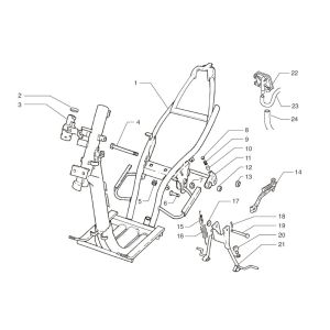 Frame Beta Ark LC skull 2010 2-stroke