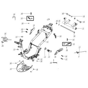 Frame body Kymco Super8 R E5