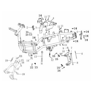 Frame Generic Ideo black 2007 2-stroke 25