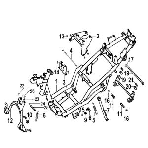 Frame Generic Xor competition 2009 2-stroke