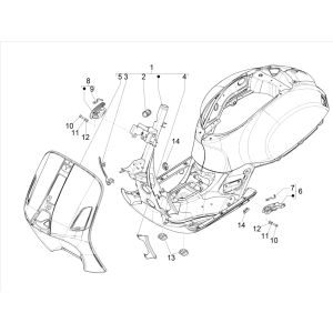 Brame Vespa GTS 300 HPE 4T 4V IE ABS E4 2019 (EMEA)