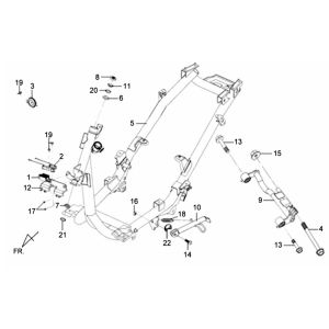 Frame/Engine Suspension Sym Mio