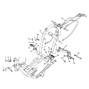 Frame Neco Borsalino Uno 4-stroke
