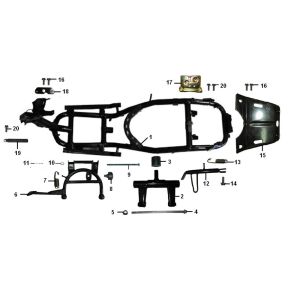 Frame Senzo RivaLux S 4-stroke