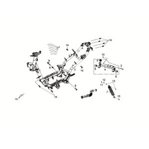 Frame Sym Crox 50 E3