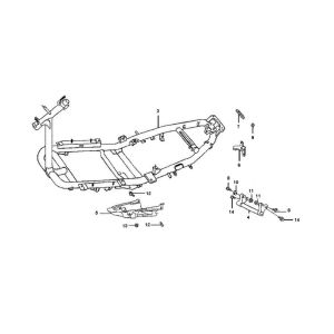 Frame Sym Jet Euro-X 2-stroke