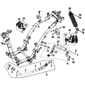 Frame Sym Symphony ST Euro 4
