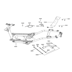 Frame parts Neco Lola white