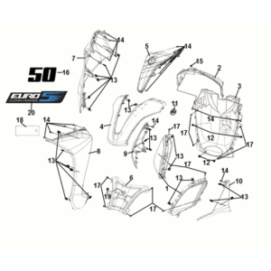 Front cover Sym Symphony ST 50 E5 White (WH-8028P)