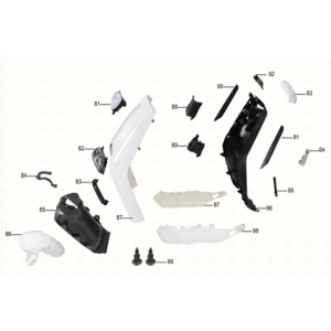 Front wall/wind board Yadea G5