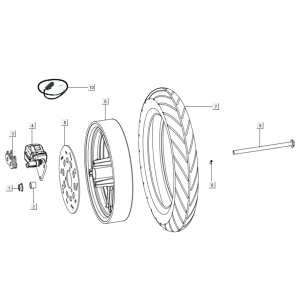 Front wheel - brake Niu N-GT