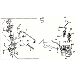 Sym Orbit III 50 E5 Fuel Tank