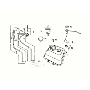 Sym Fiddle ll Euro 5 gas tank