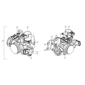 Throttle Kymco Gti 300i