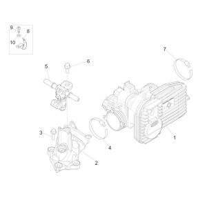 Throttle body - injector GTS 125 IU