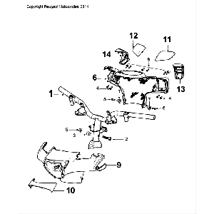 Handlebars Peugeot Django Blackcurrant A3