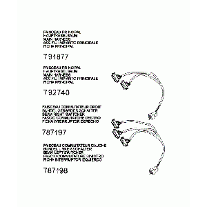 Harness connector Peugeot Django original